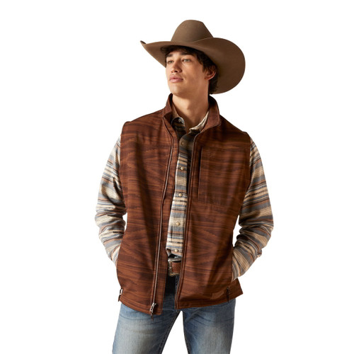 Ariat Mens Shaved Chocolate 2.0 Logo Chimayo Vest