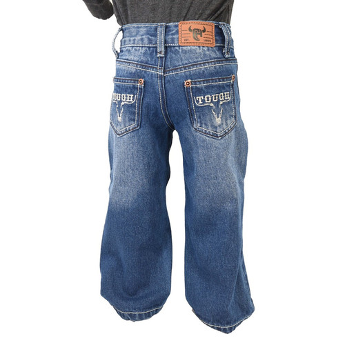 Cowboy Hardware Toddler Boys Tough Skull Denim Jeans
