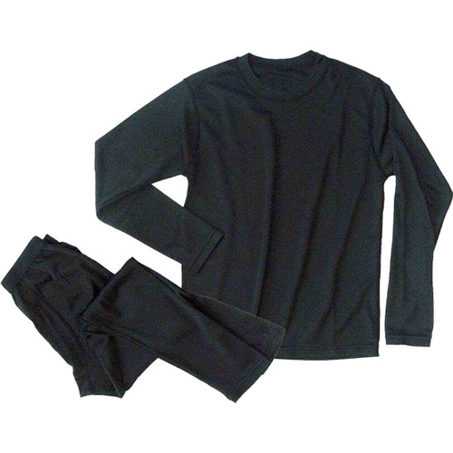 C.W Hart Mens Black Baselayer Set