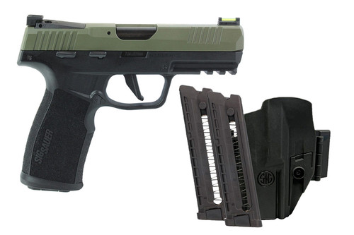 Sig Sauer P322 22LR TacPac with Moss Green Slide, Three Mags and Holster, 10 Round