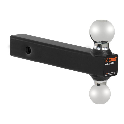 Curt 2in Hollow Shank Multi Ball Mount w/Protective Finish