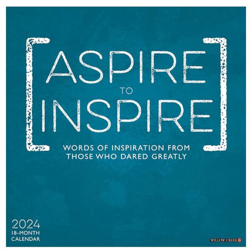 Willow Creek Press Aspire to Inspire 2024 12" x 12" Wall Calendar