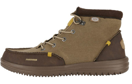 Hey Dude Men's Bradley Waxed Canvas Boot Walnut