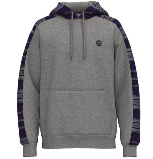 Hooey Mens Canyon Grey/Navy Aztec Hoody