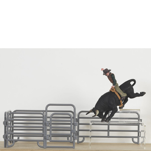 M&F Bigtime Barnyard Bull Rider Figure Set