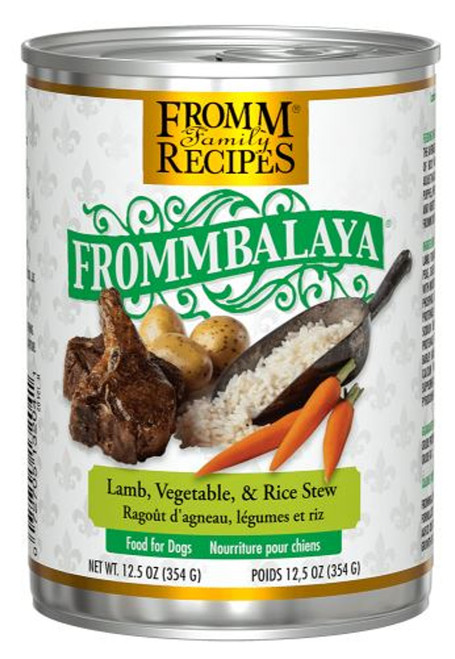 Frommbalaya Lamb, Vegetable, & Rice Stew Wet Canned Dog Food - 12.5 oz