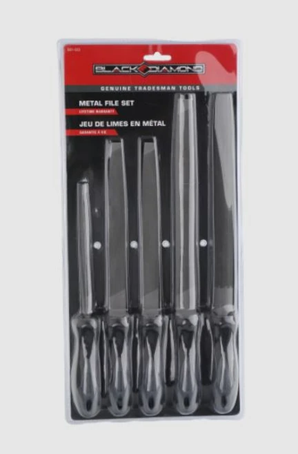 Black Diamond 5-Piece Metal File Set