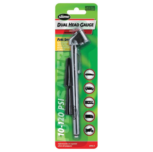 Warren Distribution - Slime Dual Head Pencil Tire Guage 10-120PSI