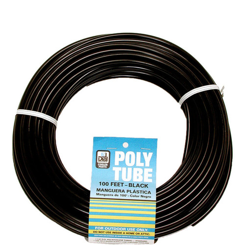 Dial 4321 1/4"x 100' Black Poly Tubing