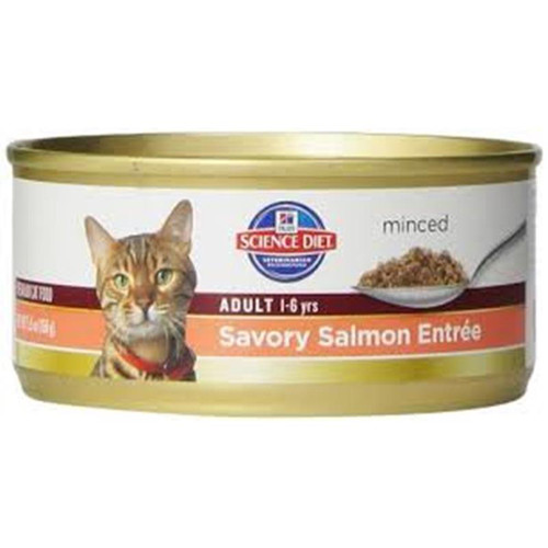 Hill's Science Diet - Feline Adult Optimal Care Savory Salmon EntrÃ©e Mi