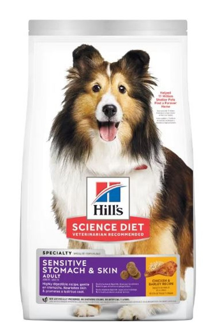 Hills Science Diet Adult Sensitive Stomach and Skin Dog Food 4.5LBS