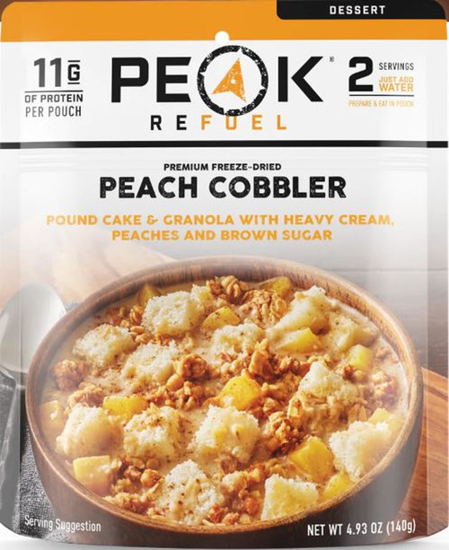 Peak Refuel Peach Cobbler - 4.93 oz Pouch