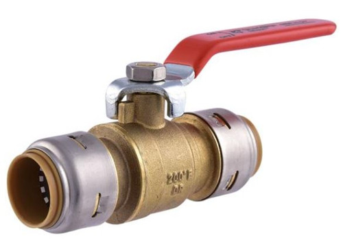 SharkBite 3/4 Max Brass Push Ball Valve