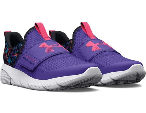 Under Armour Girls Little Kid Flash Purple Athletic Shoes