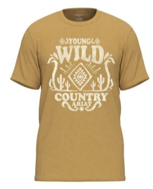 Ariat Ladies Buckhorn Heather Wild Country Short Sleeve Shirt