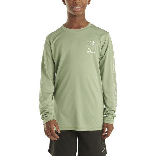 Carhartt Boys Force Sun Defender Long Sleeve T-Shirt