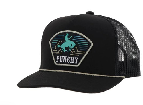 Hooey Youth Black Punchy Trucker Hat