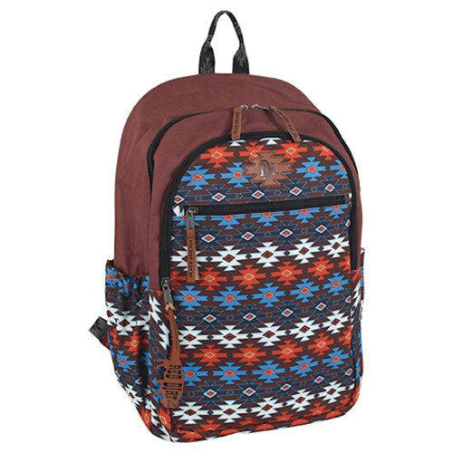 Red Dirt Hat Co Multi-Color Aztec Print Backpack