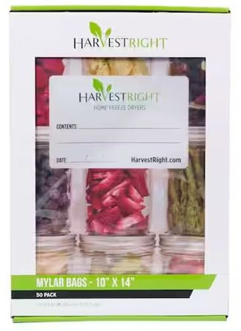 Harvest Right 10in X 14in. Mylar Bags 50-Pack Gallon