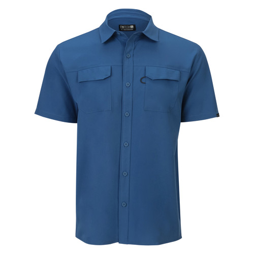 FinTech Navy Blue Everyman Short Sleeve Shirt