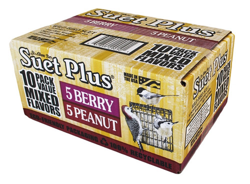 Suet Plus 10 Pack Mix Flavors