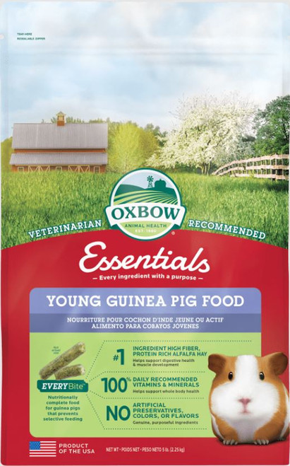 Oxbow Essentials Young Guinea Pig Food - 5lb