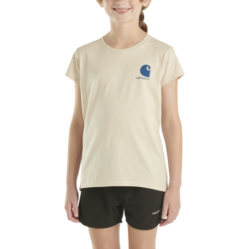 Carhartt Girls Short Sleeve Mountain T-Shirt Malt