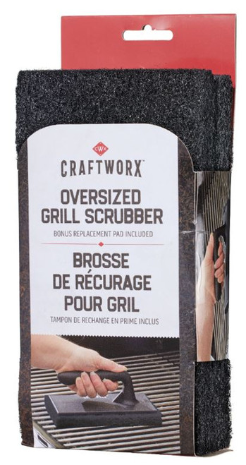 Craftworx Oversized Grill Scrubber with Velcro Pad