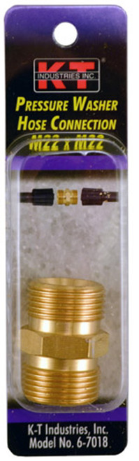 KT Industries M22 Male x M22 Male 14MM Adaptor