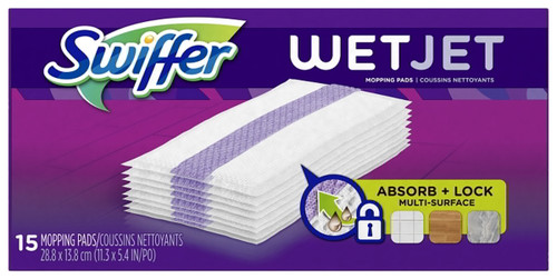 Swiffer WetJet Refill Mopping Pads 15CT
