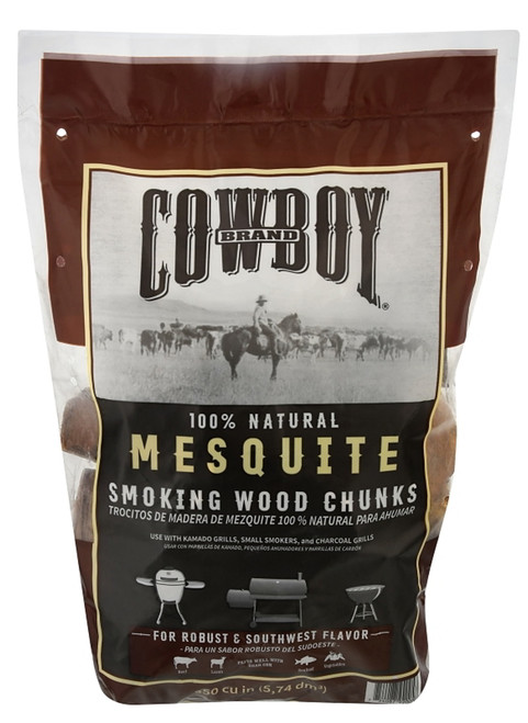 Cowboy Mesquite Smoking Wood Chunks 350 CU-IN