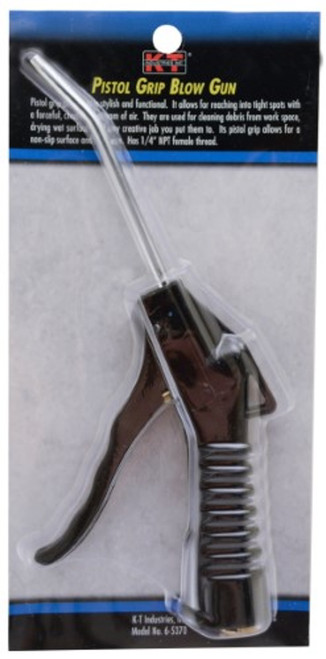 KT Industries Pistol Grip Blow Gun with 4" Extension