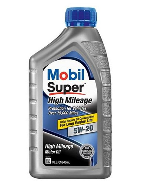 Mobil Super High Mileage 5W-20 Motor Oil - 1 Quart