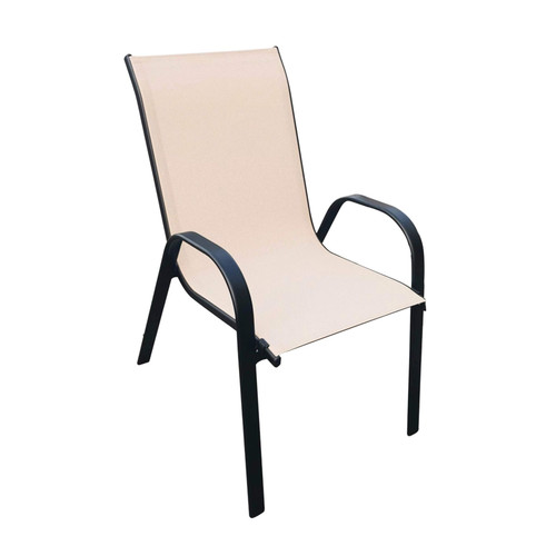 Livingscape Beige Outdoor Sling Chair