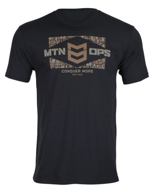 MTN Ops Men's Black Short Sleeve VEIL TEE