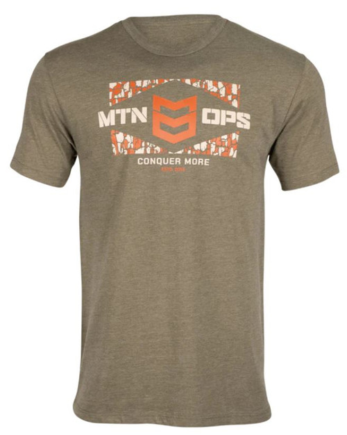 MTN Ops Men's Military Green Short Sleeve VEIL TEE