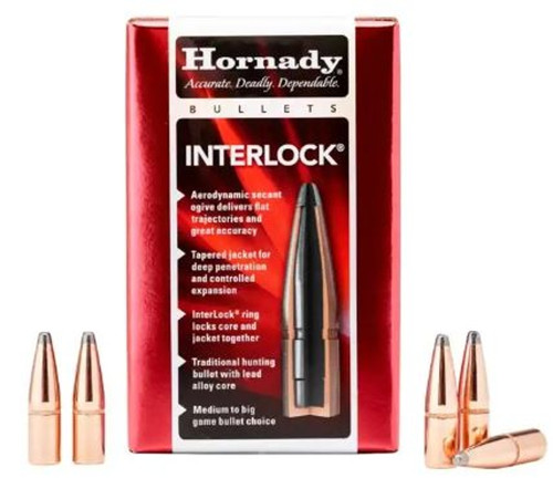 Hornady 30 Cal. .308 180GR InterLock BTSP Bullets