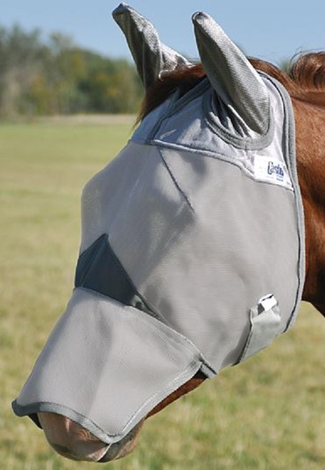 Cashel Crusader Horse Fly Mask with Long Nose and Ears