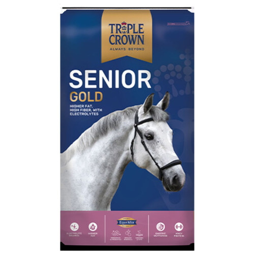 Triple Crown Senior Gold Textured - 50 lbs
