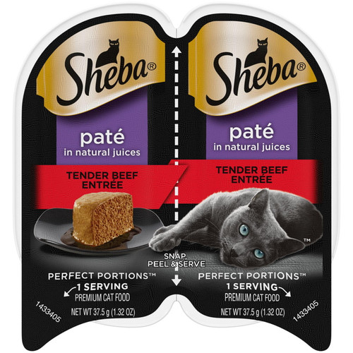 Sheba Perfect Portions Premium Beef Pate 2.65OZ