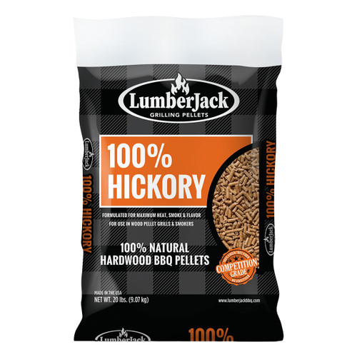 LumberJack 100% Hickory BBQ Pellets 20LBS
