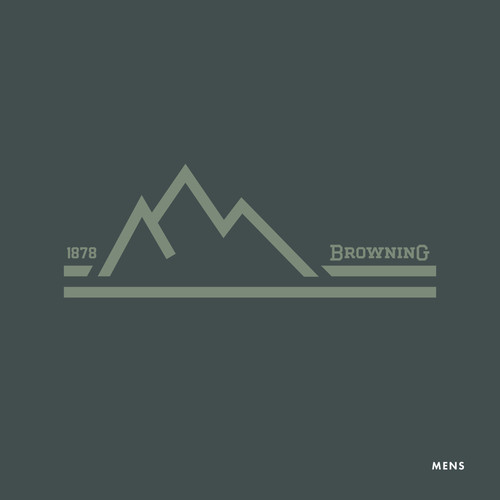 Browning Charcoal Mountain Stripe Short Sleeve Shirt