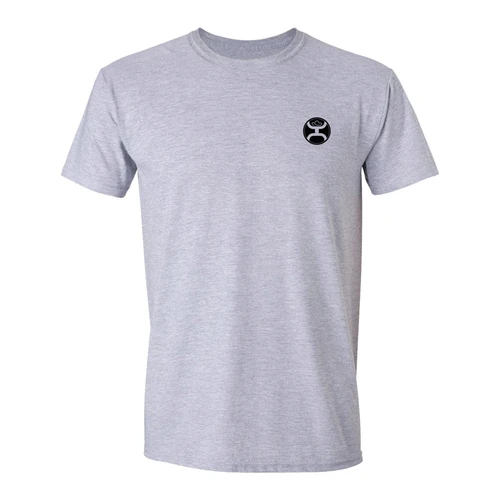 Hooey Mens Grey Diamond Logo Short Sleeve Shirt 