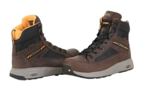 Noble Outfitters Mens Brown Shift Sneaker Boot WPCT Orange Bottom Boot