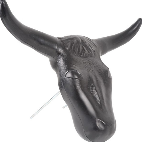 Classic Equine Black Steer Head