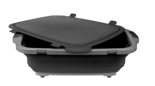 Drip EZ Black XL Prep Tub with Locking Lid