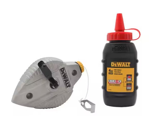 DeWalt Cast Aluminum Red Chalk Reel Kit