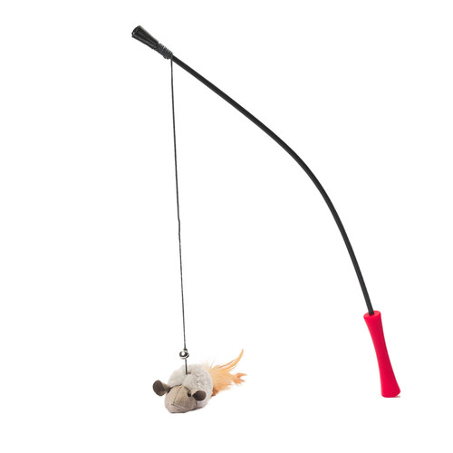 Main St. Pet Mouse Teaser Wand Cat Toy