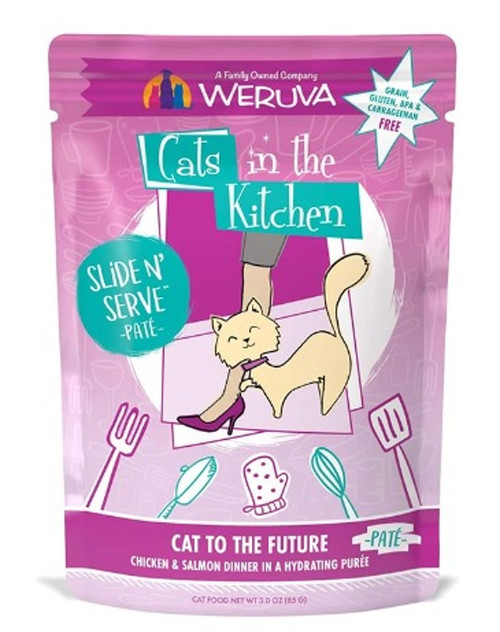 Weruva Cat To The Future Chicken and Salmon Pate Cat Food 3OZ