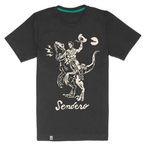 Sendero Men's Black Velociwrangler Short Sleeve T-Shirt